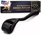 Derma Roller for Skin, Hair & Beard – Women and Men Titanium Microneedling Rolle