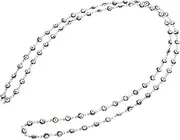 [LOLIPPYY] Evil Eye Link Charm Chain for Handmade Jewelry Stainless Steel Beaded Linking Chain for DIY Bracelets and Necklaces Durable Accessory for Unique Crafts