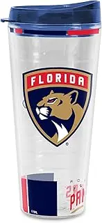 Rico Industries NHL Hockey Florida Panthers Classic 22 oz Double Walled Insulated Tritan Classic Tumbler Cup Keeps Drinks Cold & Hot, USA Made