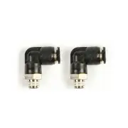 SAAS Diff Breather Quick Connect Fitting Elbow 1/8 BSP - in a Pack of 2