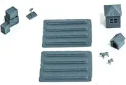 XJTS87041 1/87 HO Scale Train Railway Layout of A Farm with Vegetables and Houses