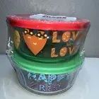 Pyrex 2 Pack - 4 Cup Glass Storage Containers Happy Pride/Love Is Love