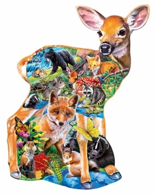 MasterPieces Fawn Friends 500 Piece Jigsaw Puzzle By Jenny Newland