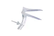 EOS Vaginal Speculum, Duckbill, Cusco Safety Screw Action, Recyclable Plastic, Clear, Small, 200 Pieces/Carton