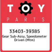 33403-39385 Toyota Gear sub-assy, speedometer driven (mtm) 3340339385, New Genui