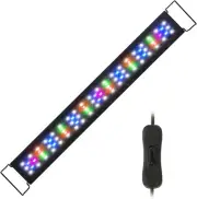 Aquarium Light, 25W RGB Full Spectrum Fish Tank Light, Super Slim Fish Tank Aqua