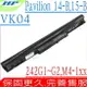 HP 電池 適用惠普 242 G1，Pavilion 4，5，14，15，15T，15Z，VK04，Hstnn-UB4D，Hstnn-YB4M，TPN-Q115，TPN-Q116