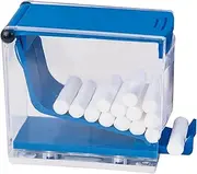 Holder Dispenser For Cotton - Cotton Roll Dispenser | Transparent Press Type Cotton Roll Holder | Dentist Supplies Material Storage Box, Pre-Roll Cone Holders Case For Professional Clinic