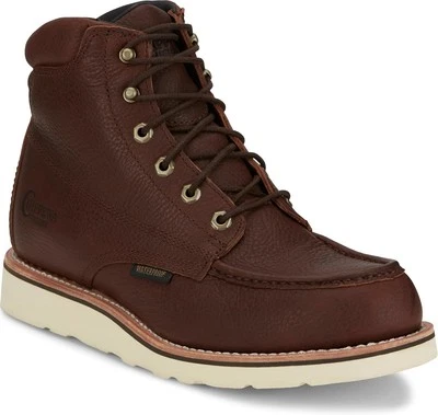 Chippewa Men's Edge Walker 6" Waterproof Lace-Up Wedge Soft Toe Work Boot,...