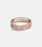 [Repossi] Repossi Antifer rose gold ring with diamonds N gold