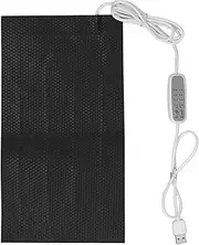 Heating Pad, Temperature Regulating Heating Pad, 4 Gear USB Power Waterproof Electric Cloth Heater DC5V 10x20cm/3.94x7.87in