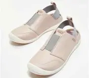Keen Women 7.5 Lorelei II Beige Slip On Sneaker Comfort Shoes Clogs Flats
