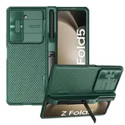 Nillkin For Samsung Galaxy Z Fold 5 5G Case, CamShield Series Slim Stylish Protective Case with Slide Camera Cover (Green)