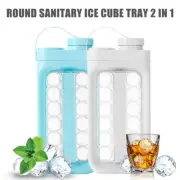 Portable Ice Cube Mold 24x12x5CM 2 In 1 Ice Ball Maker Mold with Lid for leVMJ