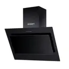900mm Range Hood 90cm Rangehood Glass Black DEVANTI