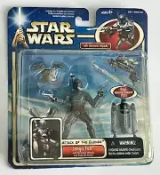 Star Wars Attack of the Clones Jango Fett Action Figure - New in Box
