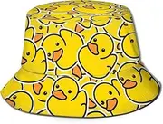 [Goruxina] Packable Fashion Bucket Hat – Outdoor Sun Cap for Men and Women Yellow