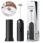 Electric Milk Frother Handheld Foam Maker Coffee Lattes Whisk Drink Mixer