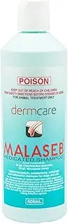 Dermcare Malaseb Medicated Shampoo for Dogs and Cats, Unscented, 500 mL