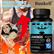 Aminos Muscle Recovery + Hydration, with BCAA, Electrolytes, Bodybuilding Caps