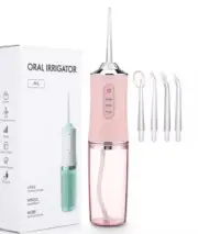 Water Flosser Cordless Teeth Cleaner Rechargeable IPX7 Waterproof Flosser