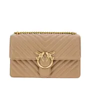 [PINKO] PINKO Chevron leather 'Love One Classic' bag Woman One Size One Size Beige