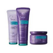 EUDORA SIAGE KIT MICELLAR HYDRATION COMBO - SHAMPOO, CONDITIONER AND MAKS - 3X1