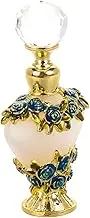 FUTUREORYY Elegant Vintage Perfume Bottle Refillable Container for Essential Oils Fragrance Travel Friendly Decorative Scent Bottle for Go Use