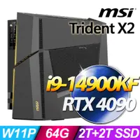 在飛比找PChome24h購物優惠-MSI Trident X2 14-284TW(i9-149