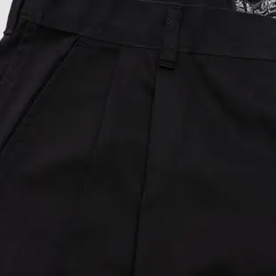 【BAL 聯名】Dickies男款黑色魔鬼氈彈性褲腰設計舒適寬鬆長褲|DK011832BLK