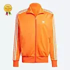 ADIDAS Men's ADICOLOR FIREBIRD TRACKTOP JACKET IR9902 Orange Asian Fit
