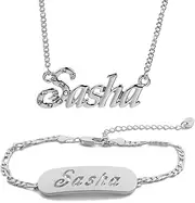 [Zacria] Sasha 18K White Gold Plated Gift Set