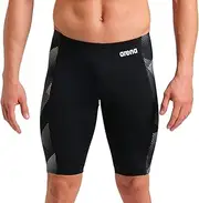 [arena] Mens Halftone Competitive Racing Jammers for Intensive Swimming, Reduced Drag Swimsuit