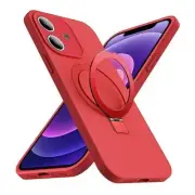Designed for Case with Magnetic Invisible Stand Compatible with iPhone 11 Red