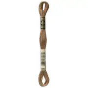DMC 6-Strand Embroidery Cotton 8.7yd Medium Mocha Beige