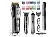 Electric Shaver for Women, Lady Epilator Electric Razors Kit Hair Remover for Face Chin Arm Leg Armpit Bikini Trimmer Painless Waterproof USB Rechargeable Cordless Dry Wet with Detachable Head 3 in 1
