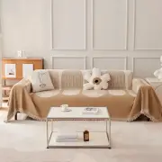Sofa Cover Sofa Protector Sofa Cover with Detail for Three-seater Couch Soft