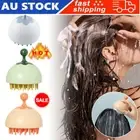 Silicone Hair Scalp Massager Shampoo Brush Shower Comb Exfoliate Remove DandruBY