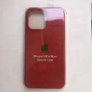 Apple Silicone Case for iPhone 14 Pro Max - Red
