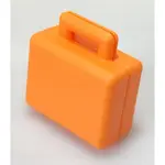 【得寶DUPLO】橘色 公事包 手提箱 行李箱 可打開 配件 大顆粒 積木 [樂高玩家★正版LEGO]