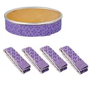 4-Piece Bake Even StripCake Pan StripsCake Pan Dampen StripsCake Pan Strips S...