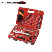 Sidchrome 69 Pce Metric & AF 3/8″ Drive Socket and Spanner Tool KitSet SCMT10811
