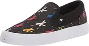 [DC Shoes] DC Men's Aw Manual Slip-on Skate Shoe, Black Graphic, 6