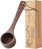 Wood Coffee Scoop - Measuring Spoons for Coffee Tea Sugar - Scoops for Canisters Measuring Powder Scoops for Ground Coffee, Tea, Sugar