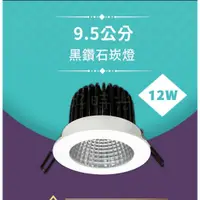 在飛比找蝦皮購物優惠-[出清] 舞光 LED CREE COB 12W 9cm 黑