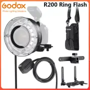 Godox R200 Ring Flash Head Macro Speedlite for AD200 AD200Pro Canon Nikon Sony