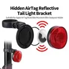 Plastic Bicycle Hidden Airtag Positioning Anti-theft ReflectiveTaillight Bracket