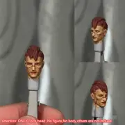 Delicate Painted 1/18 Cyberpunk Female Head Sculpt Soldier Head For 3.75" Figure