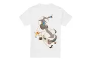 Avatar: The Last Airbender Mens Hang On Appa T-Shirt (White) - UTTV6713