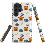 For Samsung Galaxy S22 Ultra Case, Armour Cover, Dog Houses